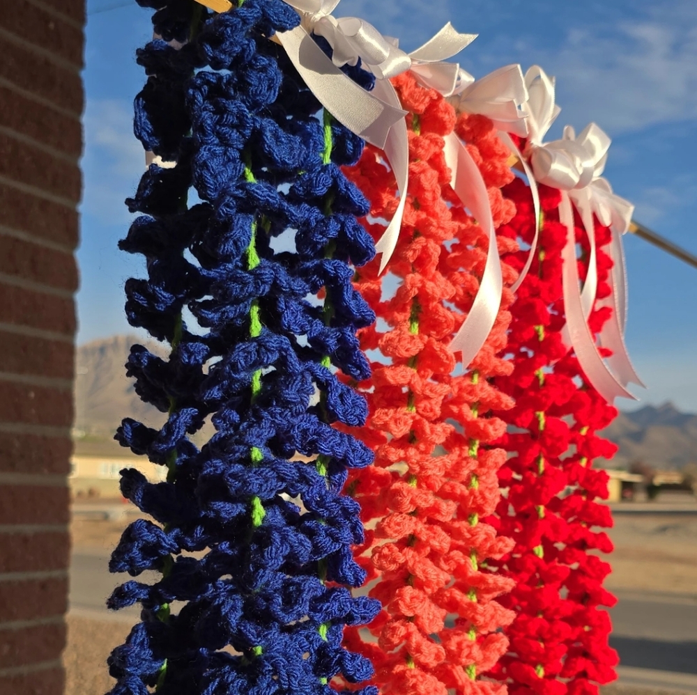 Colorful Crochet Leis